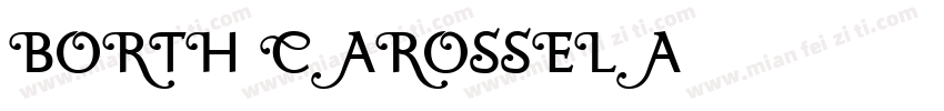 BORTH CAROSSELA字体转换